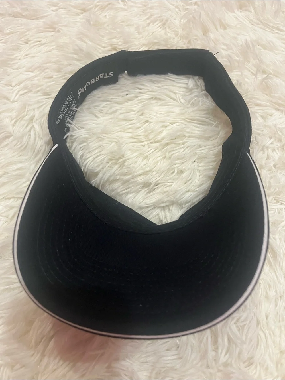 Starbucks Black Visor Adjustable Hat Barista